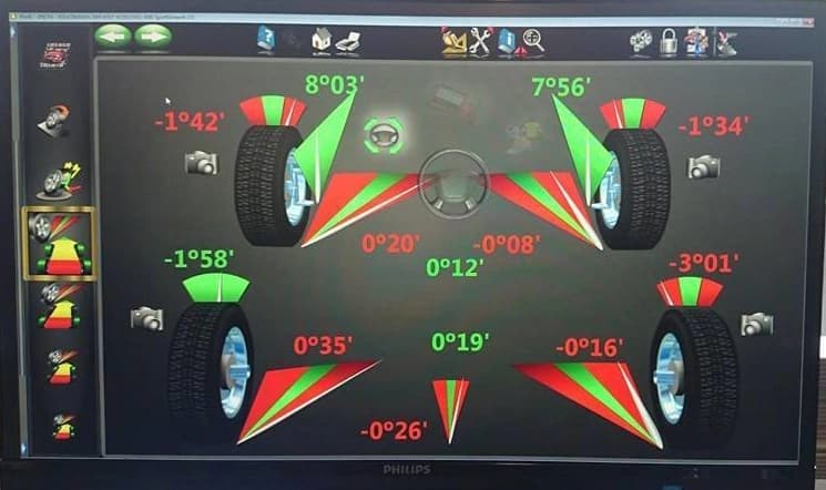 Elektronische Achsvermessung