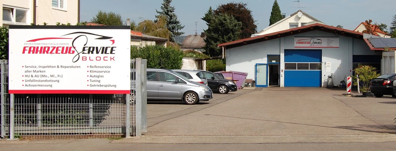 Fahrzeugservice Block Außenansicht